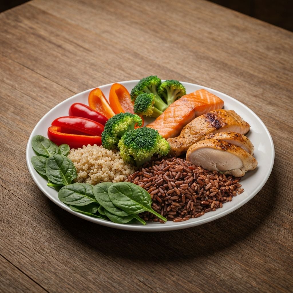 Balanced whole food meal